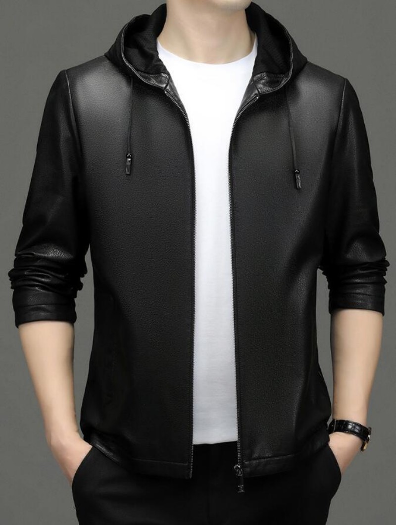 Faux Leather Jackets Men's Spring And Autumn New Leather Motorcycle Hoodie Fashion Short Jacket Coats Size - 4XL, Black
Faux Leather Jackets Men's Spring And Autumn New Leather Motorcycle Hoodie Fashion Short Jacket Coats Size - 4XL, Black