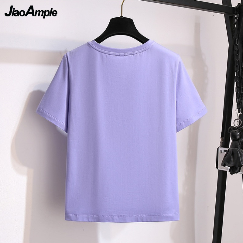 Women's Two Piece Pants Women's Tracksuit Summer Loose Slit Short Sleeve T-Shirt Pants Two-Piece Korean Fashion Top Trousers Sportwear Set 2