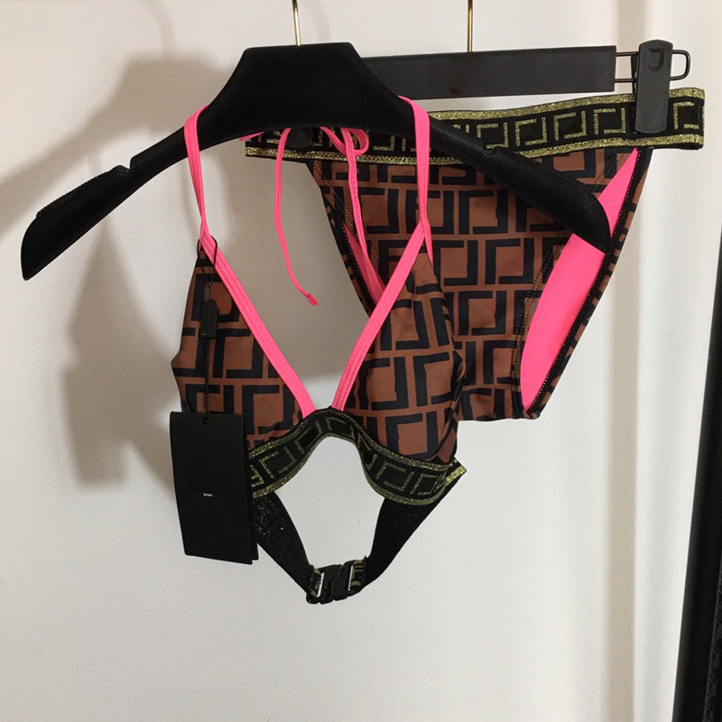 F designer swimsuit for women Bikinis Swimsuits womens Swimwear thong Two Piece Designers Bikini Top Sexy Woman Bathing Suits Beach vacation, Brown with f
F designer swimsuit for women Bikinis Swimsuits womens Swimwear thong Two Piece Designers Bikini Top Sexy Woman Bathing Suits Beach vacation, Brown with f