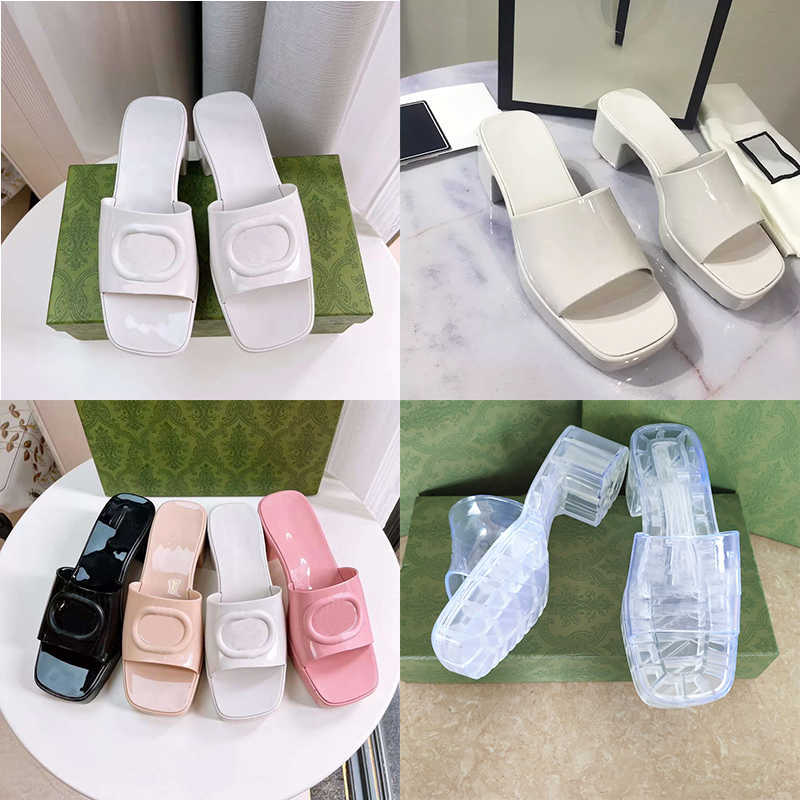 Fashion Designer Sandals Women Rubber Slides Sandals Chunky Platform Slipper Heel 6cm Embossed Heel Rubber Sole Size 35-41 With Box NO267
Fashion Designer Sandals Women Rubber Slides Sandals Chunky Platform Slipper Heel 6cm Embossed Heel Rubber Sole Size 35-41 With Box NO267