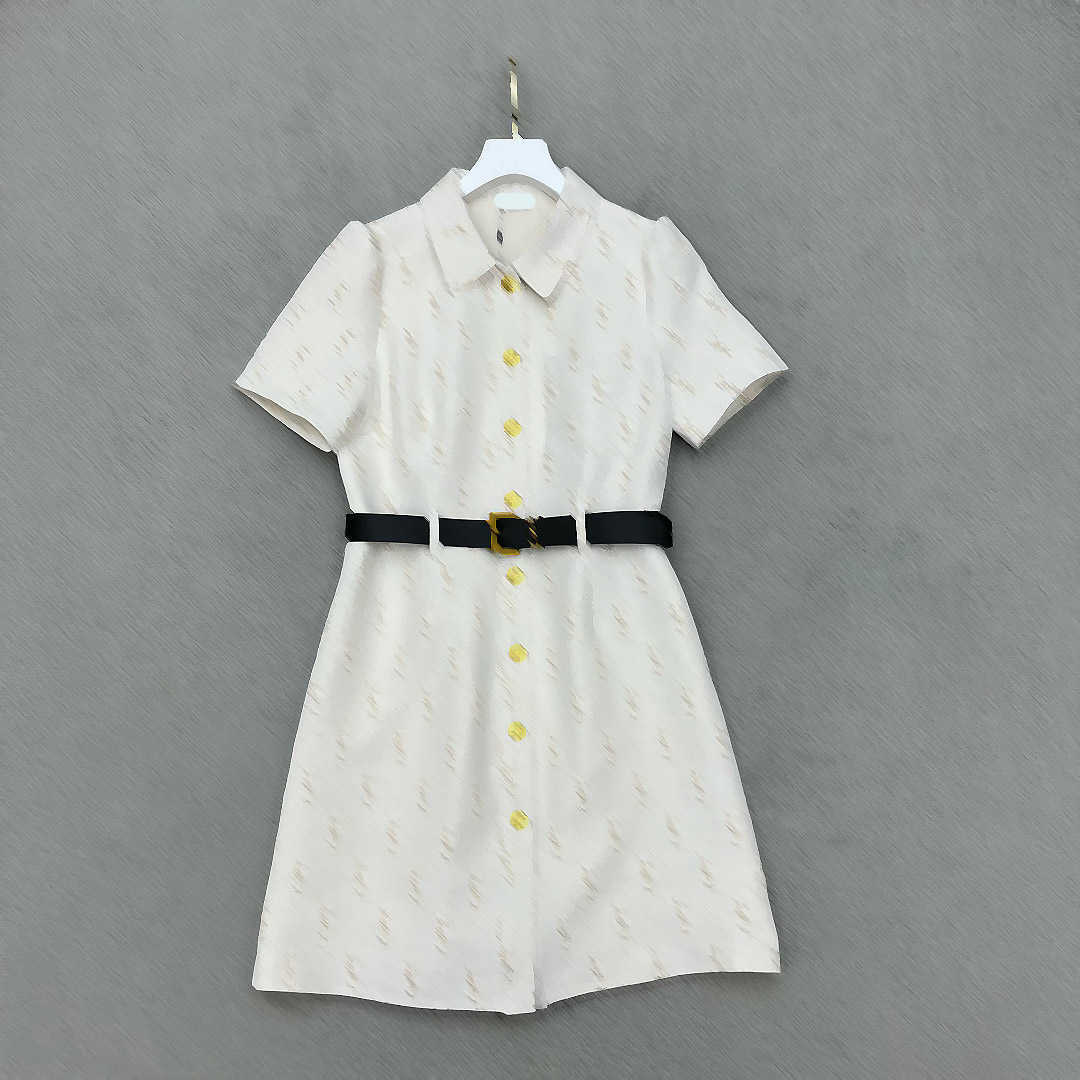 Fashion Dress Brand LOGO Solid Color Belt Decorative Casual Dress Slim Fit Loose Breathable A-Type Skirt Temperament Luxurious Sexy Women Clothing
Fashion Dress Brand LOGO Solid Color Belt Decorative Casual Dress Slim Fit Loose Breathable A-Type Skirt Temperament Luxurious Sexy Women Clothing