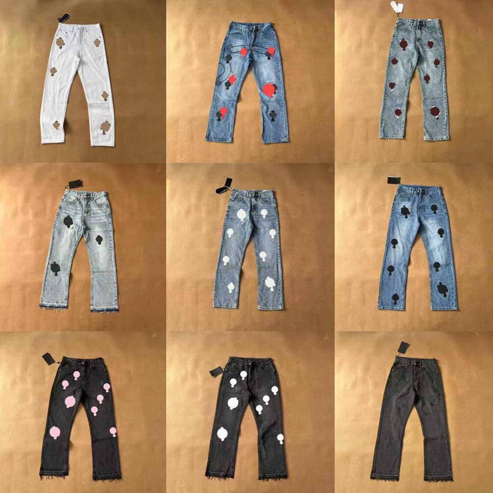 Designer Clothing Mens Jeans Denim Pants Chromes Cross Ch Washed Into Old Straight Jean Hearts Splashink Loose Cross Printed Casual Crucifix Sanskrit Applique 2023
Designer Clothing Mens Jeans Denim Pants Chromes Cross Ch Washed Into Old Straight Jean Hearts Splashink Loose Cross Printed Casual Crucifix Sanskrit Applique 2023