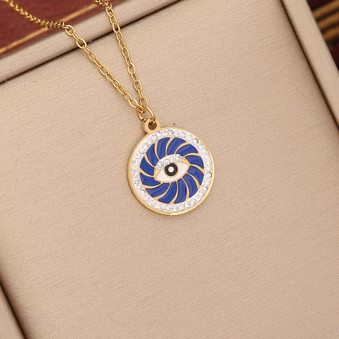 New Popular Colorful Enamel Evil Eye Pendant Necklace Fashion Women Jewelry for Women
