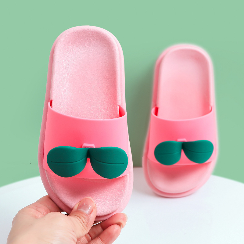 Slipper 220319 Sandal Rumah Anak Laki laki Perempuan Musim Panas 50328 Sepatu Lucu Modis Anak anak Kamar Mandi Merah Muda 230327 230510