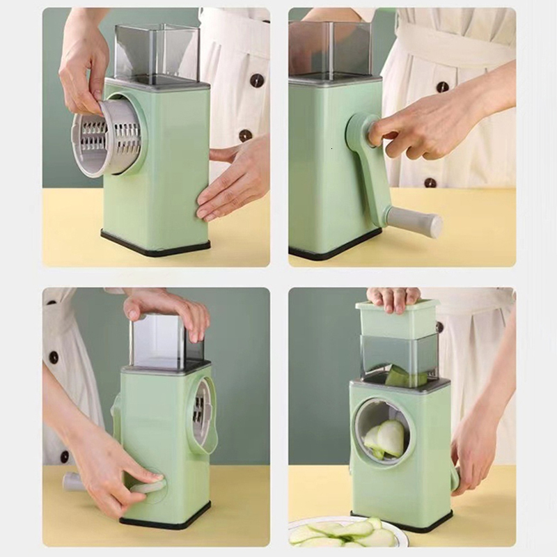 Fruit Vegetable Tools Multifunction Vegetable Slicers Household Hand-shake Roller Grater Vegetables Fruits Shredders Home Kitchen Tools Accessories 23