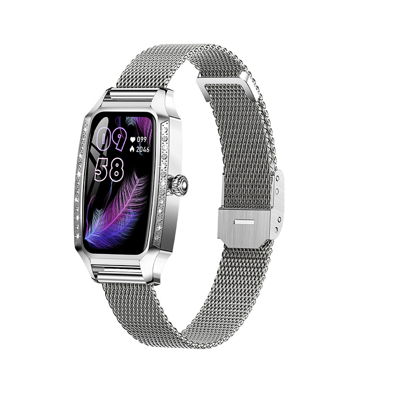 New Women's Watch H8plus Intelligent Bracelet Multifunctional Heart Rate and Blood Pressure Monitoring Physiological Cycle Music Watch
New Women's Watch H8plus Intelligent Bracelet Multifunctional Heart Rate and Blood Pressure Monitoring Physiological Cycle Music Watch