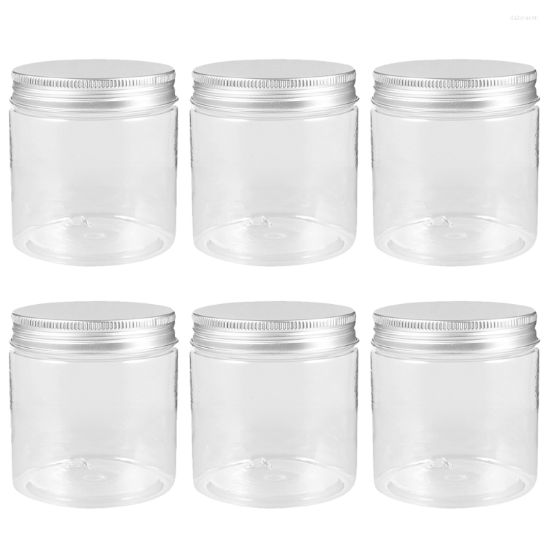 Storage Bottles 6 Pcs Pepper Container Mason Bottle Glass Airtight Containers Small Jars Condiment Sugar Pot Lid