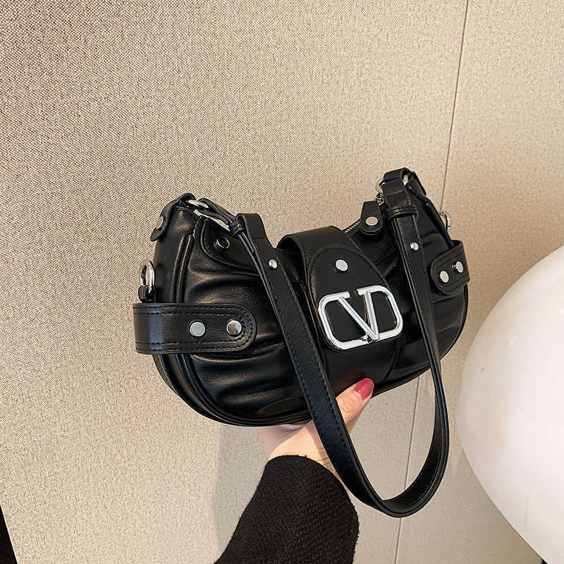 50% OFF 2023 Fashion handbag Korean Exquisite Small New Versatile Zipper Pleated Personalized Motorcycle Single Shoulder Underarm Crossbody Bag, Black11
50% OFF 2023 Fashion handbag Korean Exquisite Small New Versatile Zipper Pleated Personalized Motorcycle Single Shoulder Underarm Crossbody Bag, Black11