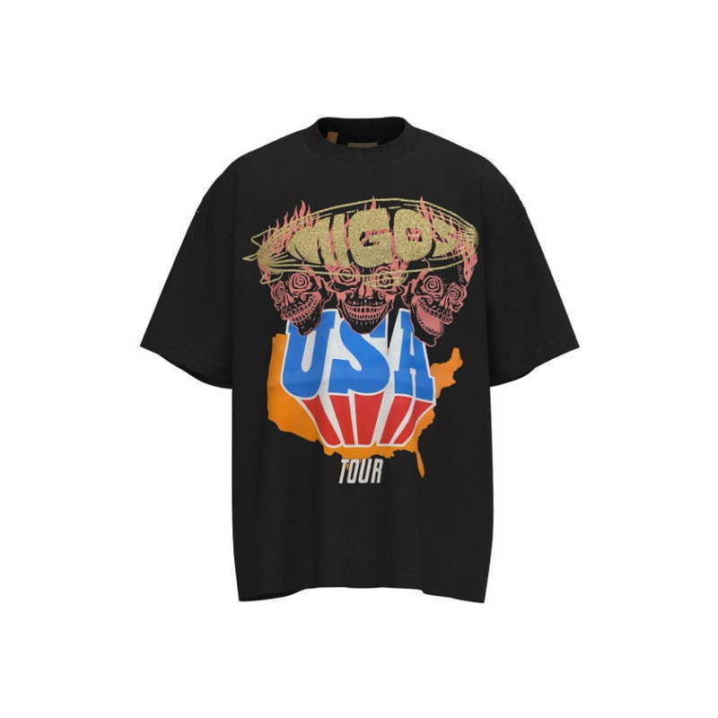 2023 Galllerry Letter Printed Tee Fashion T-Shirt Washed Black Short Sleeve Man Women Summer Casual Hip Hop FZTX2378
2023 Galllerry Letter Printed Tee Fashion T-Shirt Washed Black Short Sleeve Man Women Summer Casual Hip Hop FZTX2378