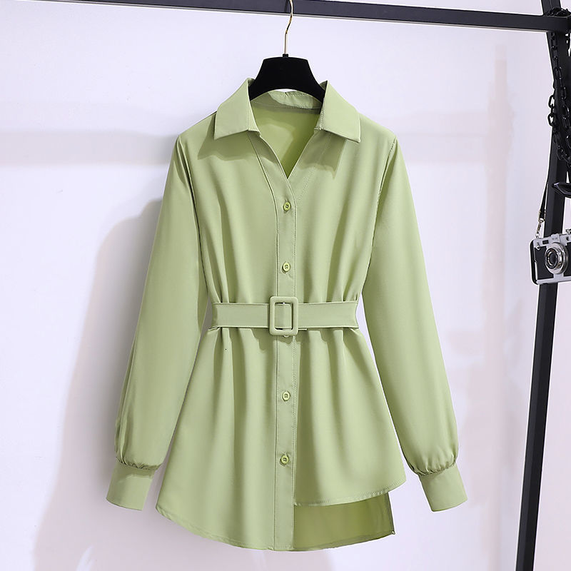 Women's Two Piece Pants Two Piece Sets Womens Outifits For Spring Female Pantsuits Office Lady Solid Irregular Hem Blouse Flare Pants Costume 230