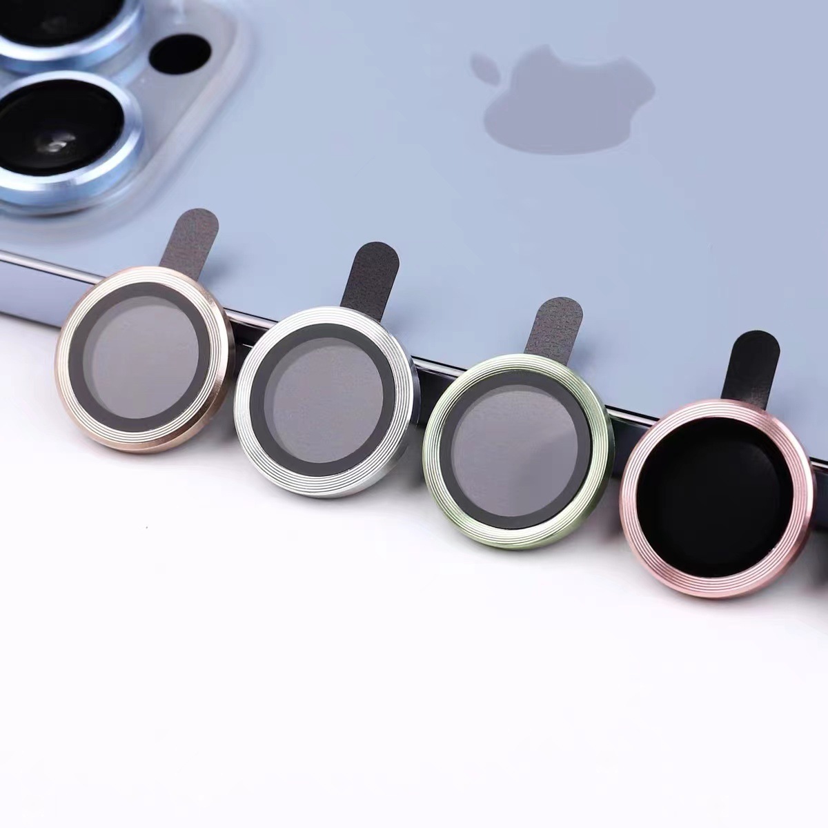Eagle Eye Camera Protector for iPhone 17 16 15 14 13 12 11 Pro Max Mini Metal CD Lines Lens Glass with Retail Package