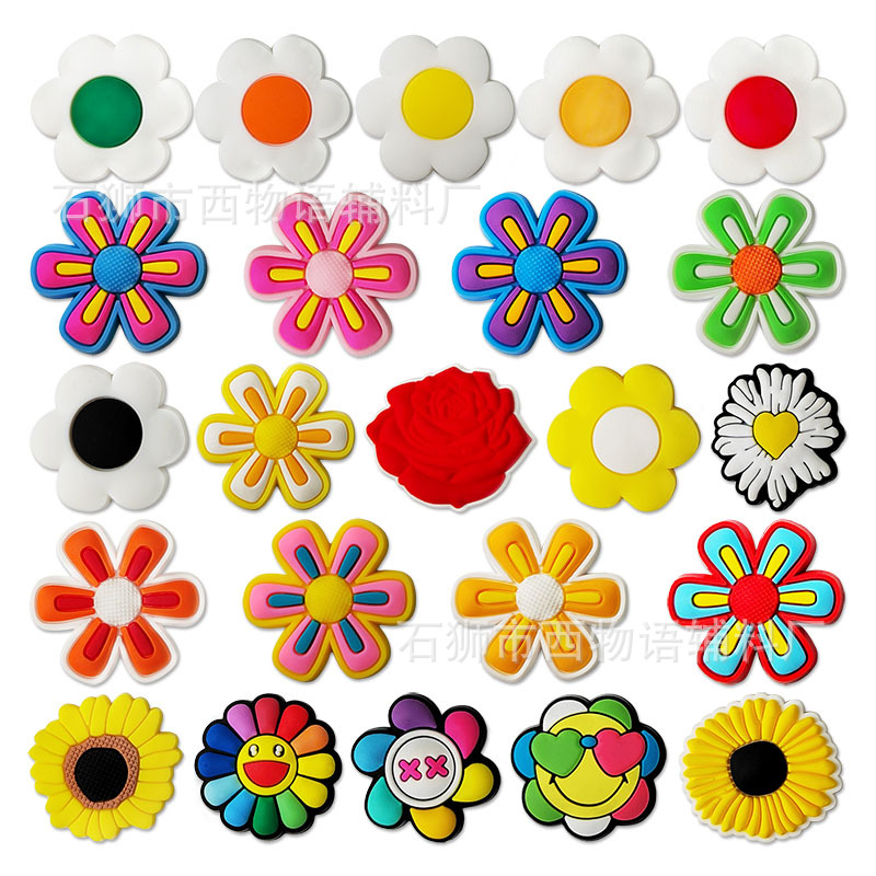Anime charms wholesale childhood memories colorful daisy flower funny gift cartoon charms shoe accessories pvc decoration buckle soft rubber clog charms, Equally mixed colors
Anime charms wholesale childhood memories colorful daisy flower funny gift cartoon charms shoe accessories pvc decoration buckle soft rubber clog charms, Equally mixed colors