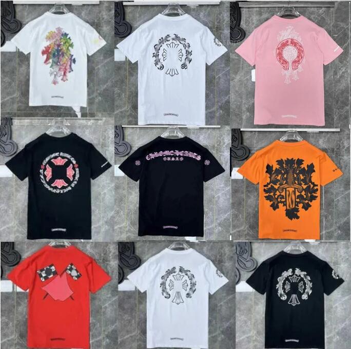 Mens&Womens Classic t Shirt Heart Fashion Ch High Quality Brand Letter Sanskrit Cross Pattern Sweater T-shirts Designers Chromes Pullover Tops Cotton Tshirts, Customize
Mens&Womens Classic t Shirt Heart Fashion Ch High Quality Brand Letter Sanskrit Cross Pattern Sweater T-shirts Designers Chromes Pullover Tops Cotton Tshirts, Customize