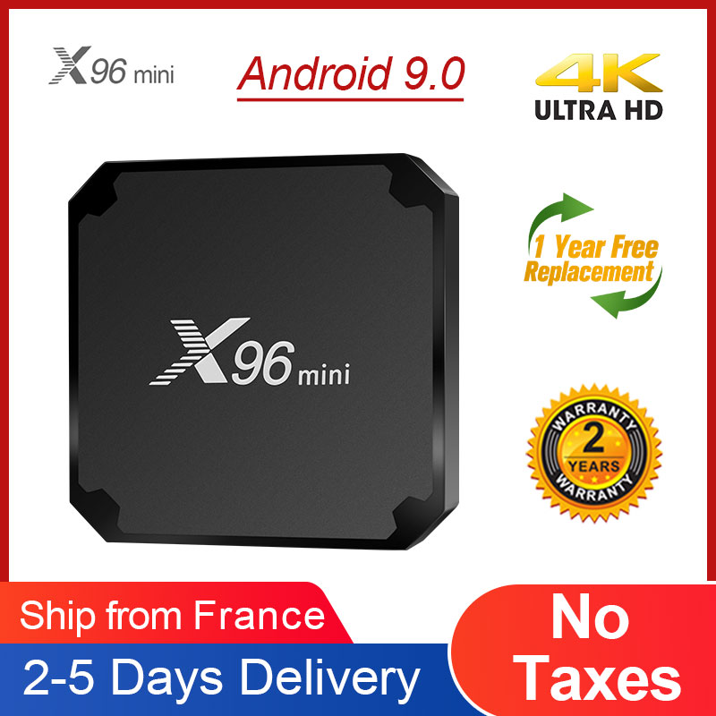 X96MINI Quad Core Settop Box Amlogic S905W Android 9 Support 4K, WIFI, Multilateral Languages Android Media Player Sent from France Warehouse No extra tax
X96MINI Quad Core Settop Box Amlogic S905W Android 9 Support 4K, WIFI, Multilateral Languages Android Media Player Sent from France Warehouse No extra tax