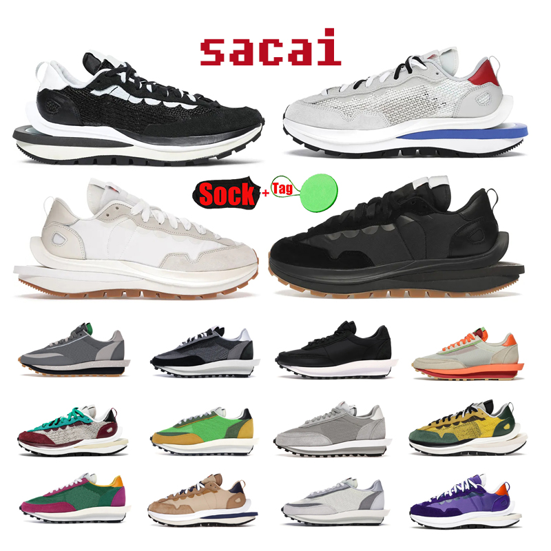 

2023 sacais vaporwaffle running shoes men women ldv waffle Black White Sail Gum Sesame Tour Sail White Blue Dark Iris mens trainers outdoor sneakers size 36-45, Color #1