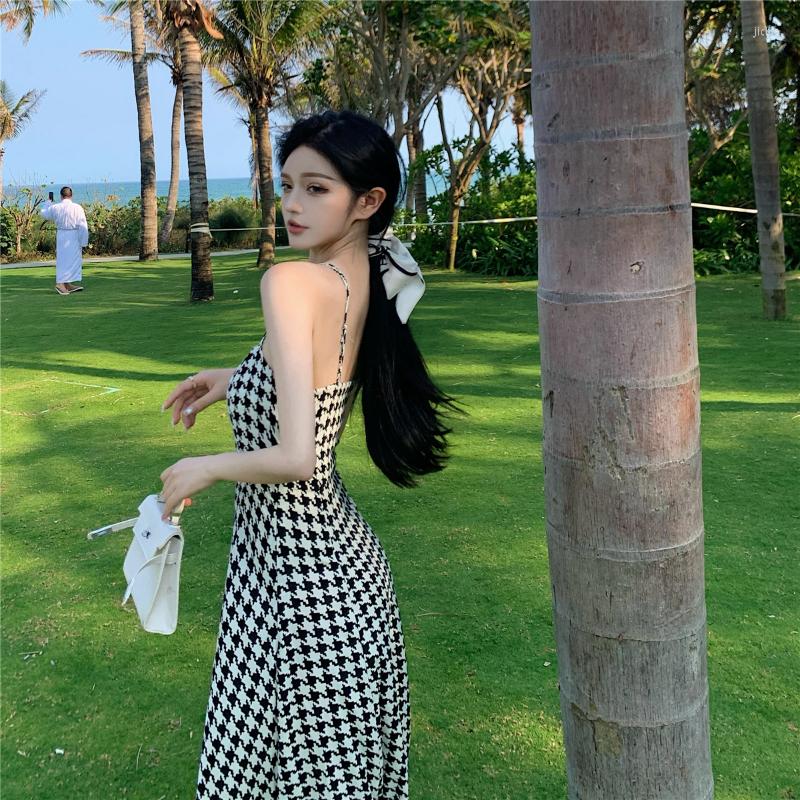 Casual Dresses Spring Summer Oversized 2023 Sexy Womens Halter Dress Fashionable Elegant Long Y2k Beach Vestidos White Mini Robe