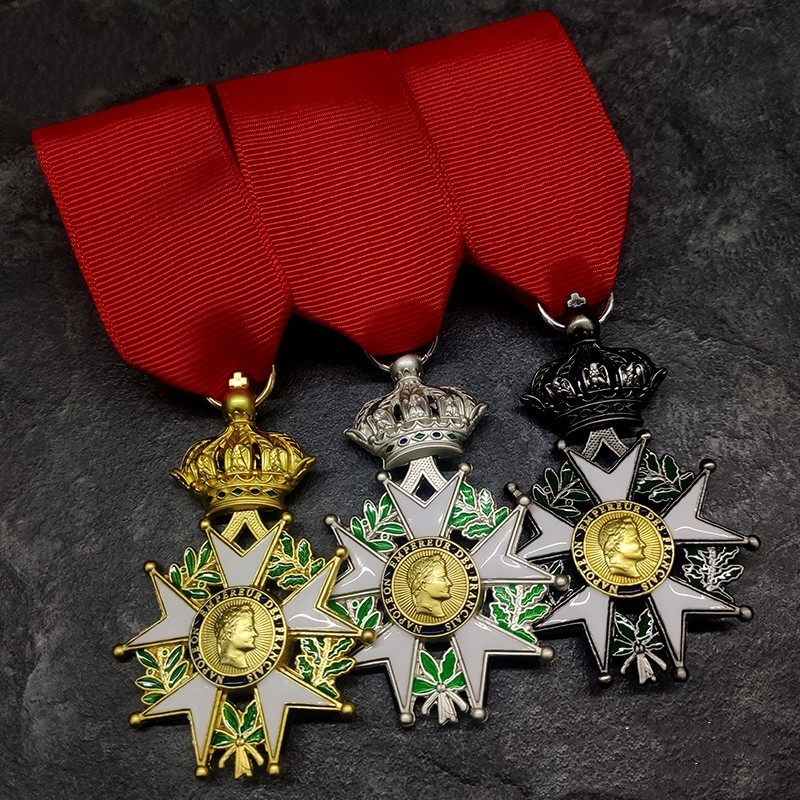 Other Home Decor France Emperor Napoleon Senior Knight Legion of Honour Medal Chivalric Order Brooch Pin 230511