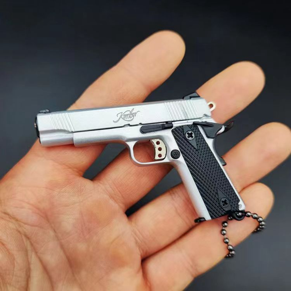 Upgraded Version 1911 Metal Gun Pistol Miniature Keychain Removable Gun Alloy Pistol Collection Toy Gift 2080
Upgraded Version 1911 Metal Gun Pistol Miniature Keychain Removable Gun Alloy Pistol Collection Toy Gift 2080