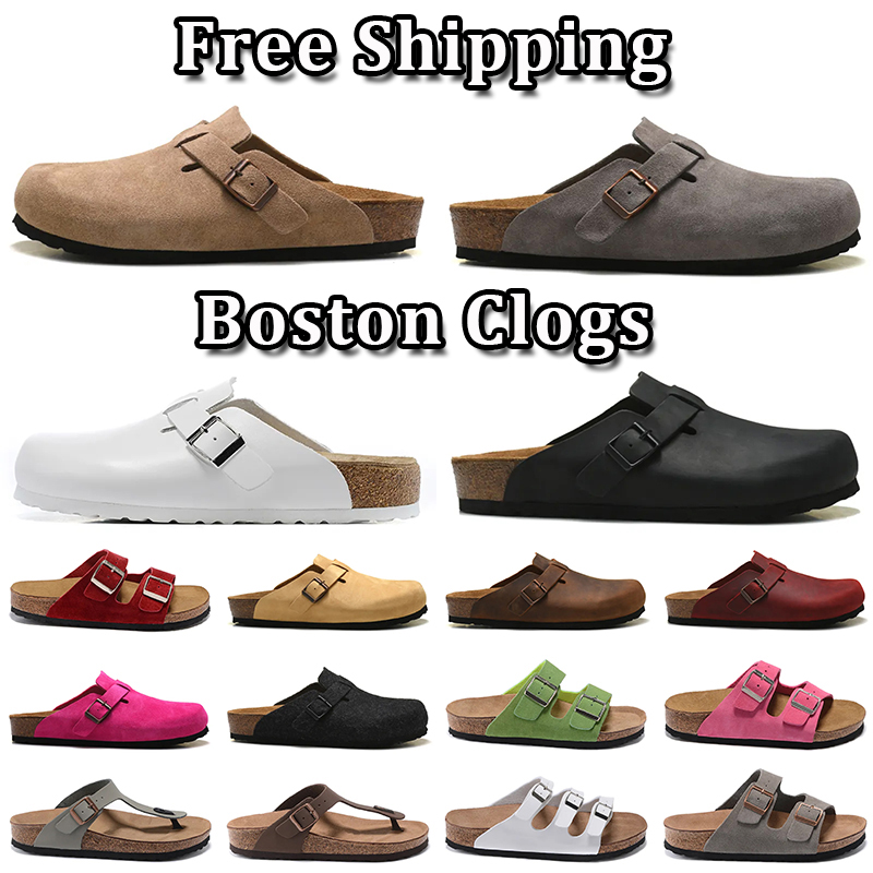 Free Shipping Boston Clogs sandals Slippers mens women flip flops summer outdoor leather designer felt sliders buckle strap flat Casual Loafers Slides size 36-45, D124
Free Shipping Boston Clogs sandals Slippers mens women flip flops summer outdoor leather designer felt sliders buckle strap flat Casual Loafers Slides size 36-45, D124
