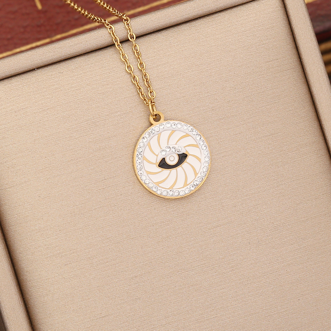 New Popular Colorful Enamel Evil Eye Pendant Necklace Fashion Women Jewelry for Women