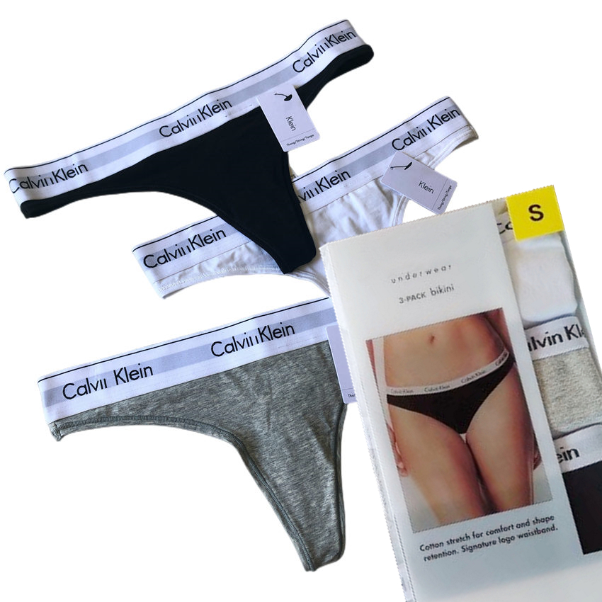 Original Calvill Klein Brands Women' Fashion Briefs Sexy G-Strings Underwear Panties Soft Cotton Simple Breathable Low Waist Woman Sports Briefs Black White Gray, Original letter style
Original Calvill Klein Brands Women' Fashion Briefs Sexy G-Strings Underwear Panties Soft Cotton Simple Breathable Low Waist Woman Sports Briefs Black White Gray, Original letter style