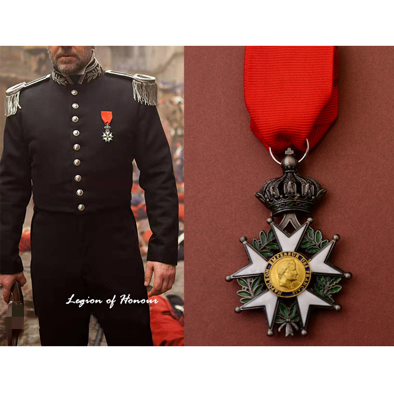 Other Home Decor France Emperor Napoleon Senior Knight Legion of Honour Medal Chivalric Order Brooch Pin 230511