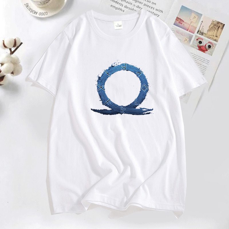 Men's Polos God of War Ragnarok T-shirts Men Casual Round Collar Cotton T Shirt Classic Short Sleeve Tee Shirt Streetwear Men's Clothing Top