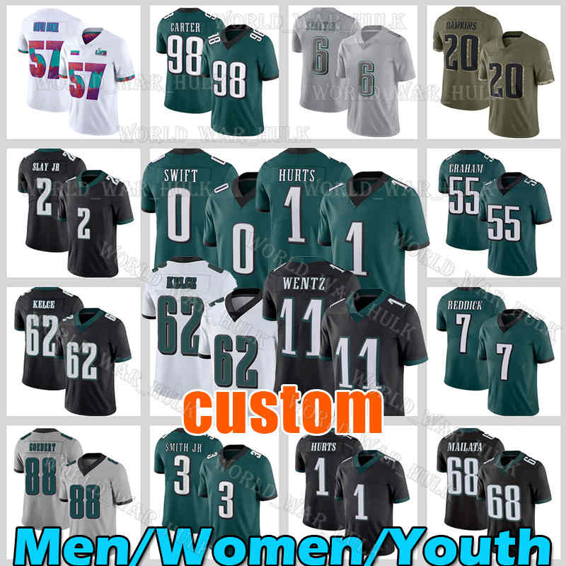 1 Jalen Hurts Carter 0 DAndre Swift Jason Kelce Football Jersey AJ Brown Nolan DeVonta Smith Jr Haason Reddick Philadelphias Eagles Lane Johnson Tyler Steen Goedert, Men (l y)
1 Jalen Hurts Carter 0 DAndre Swift Jason Kelce Football Jersey AJ Brown Nolan DeVonta Smith Jr Haason Reddick Philadelphias Eagles Lane Johnson Tyler Steen Goedert, Men (l y)