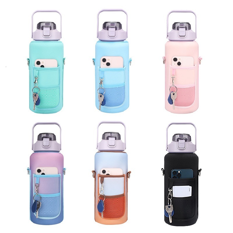 Other Home Garden 2L Water Bottle Covers Large Capacity Motivational Bottles Holder Bag Thermos Sleeve Drinkware Accessories 230510
Other Home Garden 2L Water Bottle Covers Large Capacity Motivational Bottles Holder Bag Thermos Sleeve Drinkware Accessories 230510