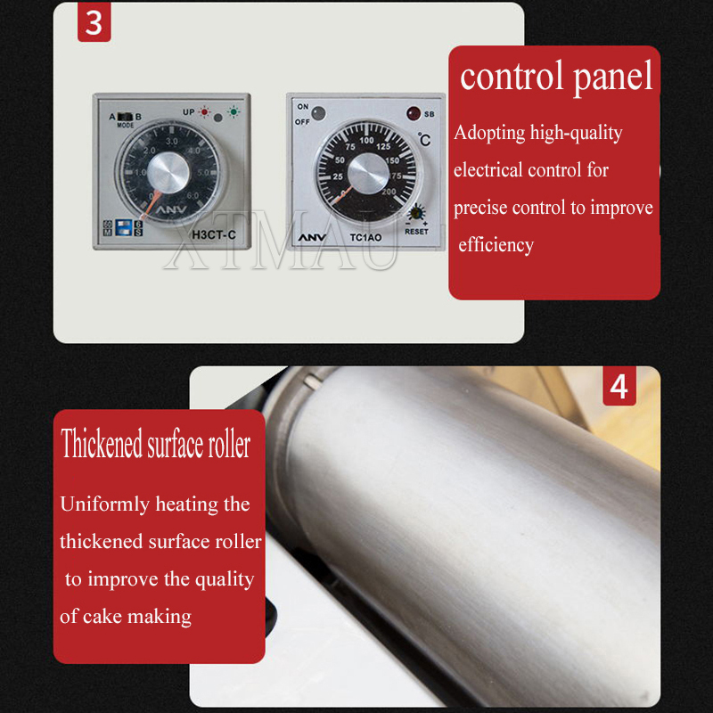 Melaleuca Cake Crust Machine Durian Melaleuca Maker Pancake Machine Spring Roll Pastry Machine