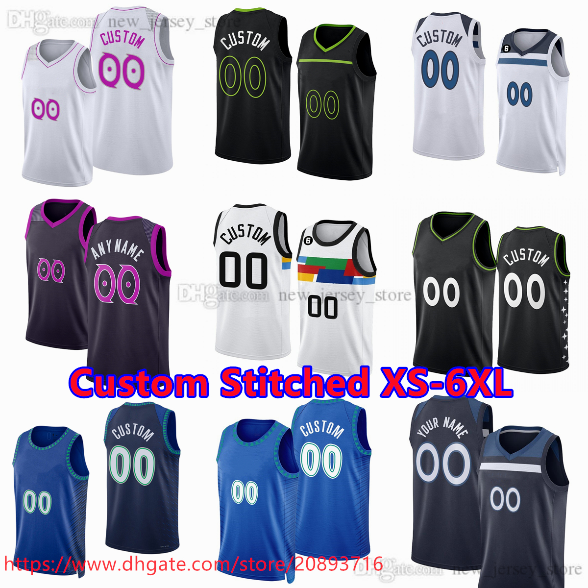 Custom Stitched XS-6XL Basketball Jersey 5 Kyle Anderson 3 Jaden McDaniels Naz Reid Jaylen Nowell Theo John Nathan Knight Jarred Vanderbilt McLaughlin Jerseys, Stitched jersey
Custom Stitched XS-6XL Basketball Jersey 5 Kyle Anderson 3 Jaden McDaniels Naz Reid Jaylen Nowell Theo John Nathan Knight Jarred Vanderbilt McLaughlin Jerseys, Stitched jersey