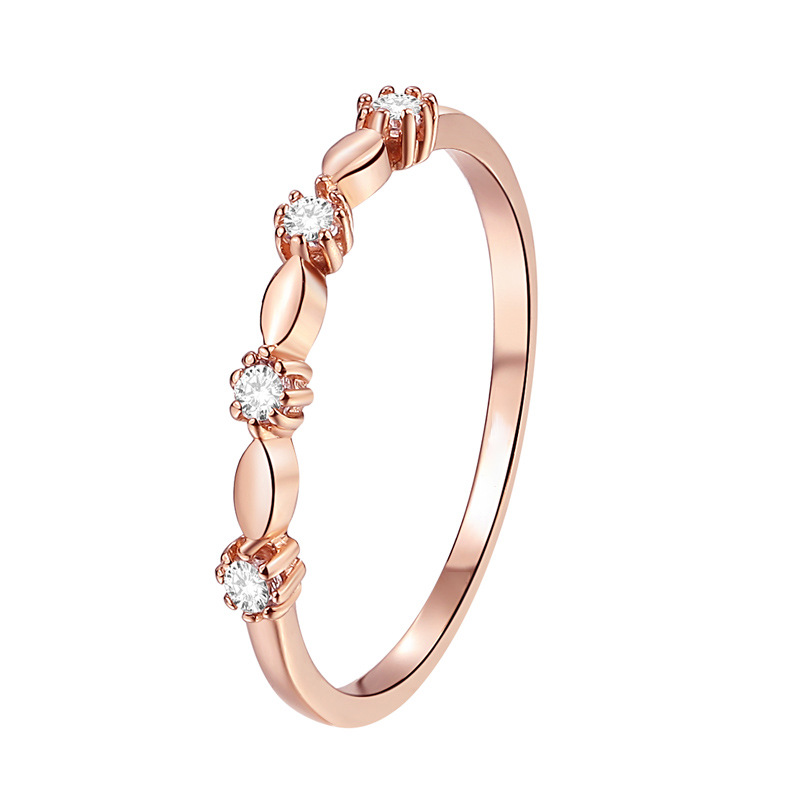 Eternity Ring Sterling Silver With Rose Gold Plate Women'S Diamond Wedding Band Girls Dating Luxury Quality Jewelry Accessories
Eternity Ring Sterling Silver With Rose Gold Plate Women'S Diamond Wedding Band Girls Dating Luxury Quality Jewelry Accessories