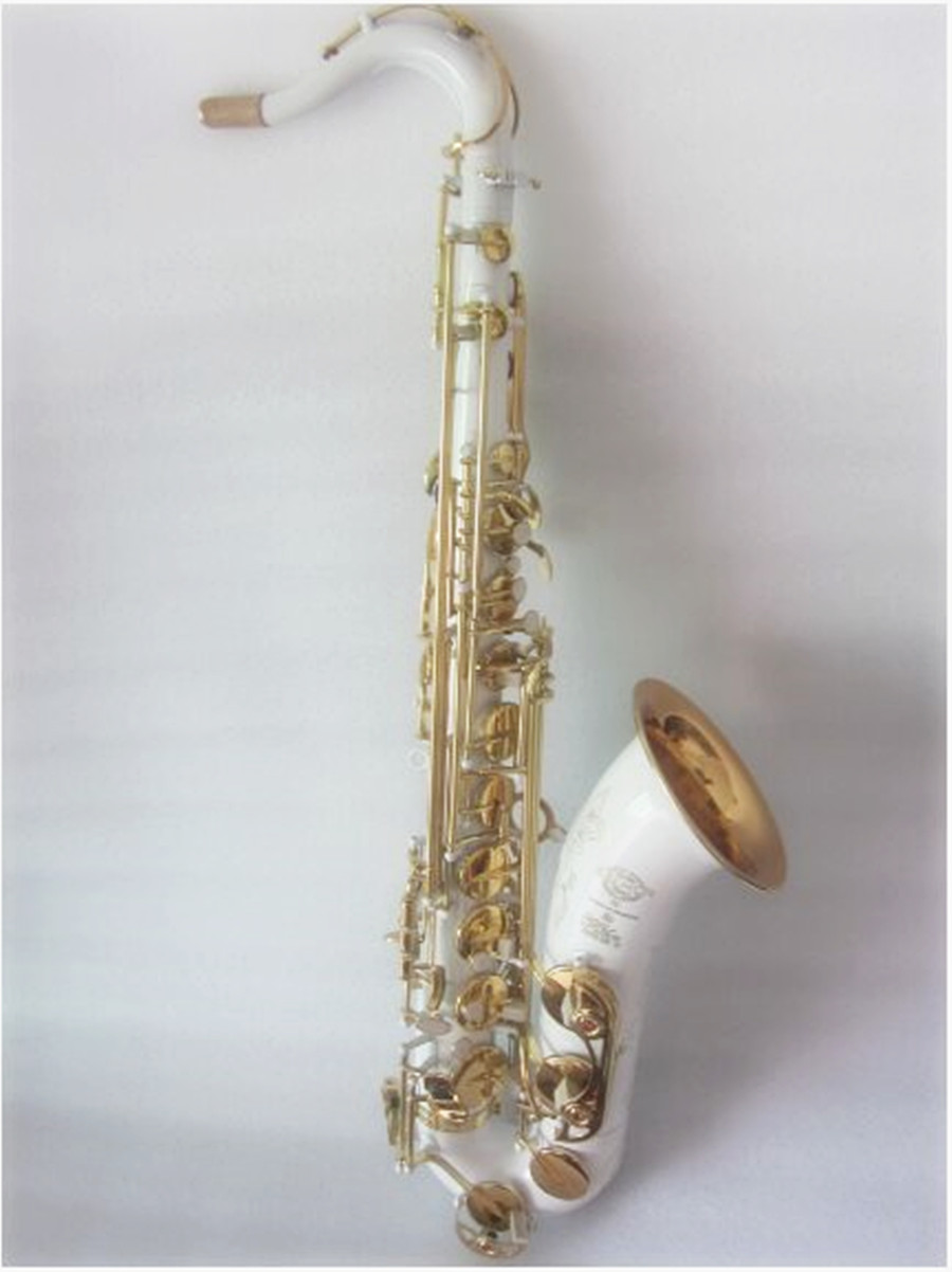 New Bb Tenor Saxophone STS-802 Professional Brass White Gold key Sax with Case Mouthpiece and gift
New Bb Tenor Saxophone STS-802 Professional Brass White Gold key Sax with Case Mouthpiece and gift