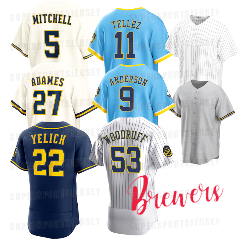 Milwaukee 9 Brian Anderson 22 Christian Yelich Brewers Jersey Willy Adames Woodruff 27 Willy Adames Garrett Mitchell 52 Eric Lauer 39 CORBIN BURNES Rowdy Tellez, Mens felx base
Milwaukee 9 Brian Anderson 22 Christian Yelich Brewers Jersey Willy Adames Woodruff 27 Willy Adames Garrett Mitchell 52 Eric Lauer 39 CORBIN BURNES Rowdy Tellez, Mens felx base