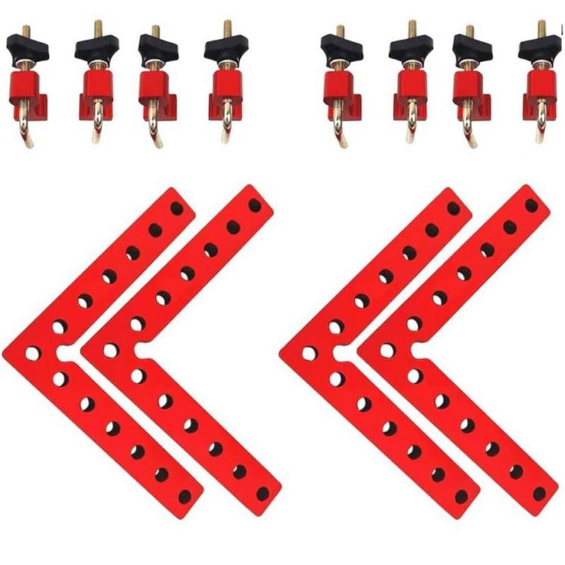 Professional Hand Tool Sets 3/6pcs Woodworking Right Angle Positioning Clamp Square Positioner Corner Clamping Tools Aluminium Alloy Ruler
Professional Hand Tool Sets 3/6pcs Woodworking Right Angle Positioning Clamp Square Positioner Corner Clamping Tools Aluminium Alloy Ruler