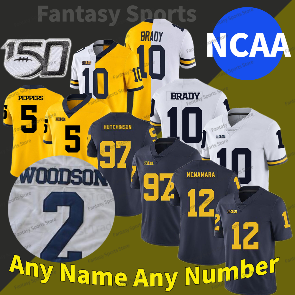 Michigan Wolverines Football Jersey NCAA College Aidan Hutchinson Tom Brady Charles Woodson Cade McNamara Blake Corum McCarthy Edwards Schoonmaker Morris Wilson, Men-white
Michigan Wolverines Football Jersey NCAA College Aidan Hutchinson Tom Brady Charles Woodson Cade McNamara Blake Corum McCarthy Edwards Schoonmaker Morris Wilson, Men-white