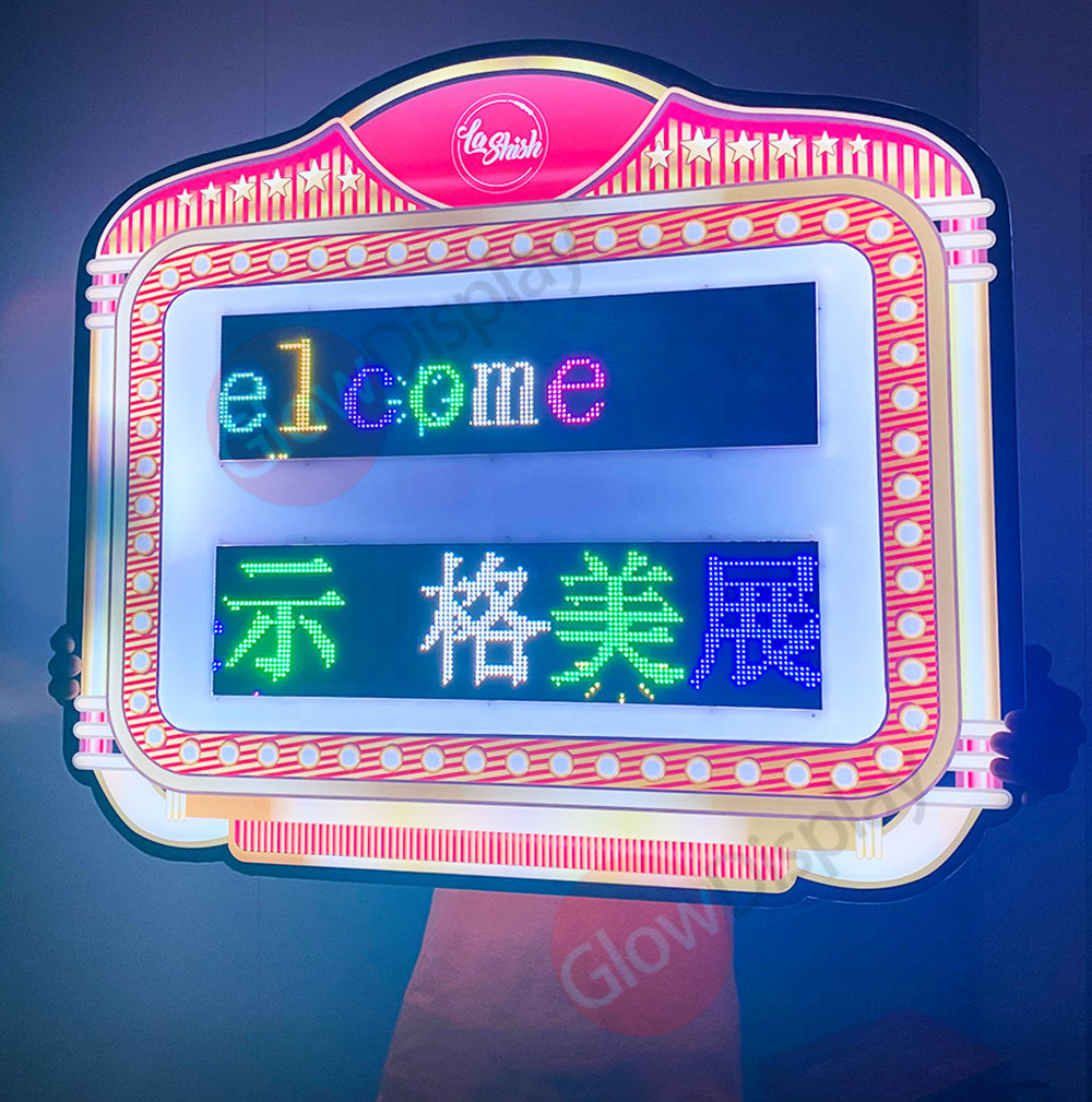 LED Marquee Message Board Bottle Presenter Service VIP Letter Marquee Board LED Neon Sign Billboard for nightclub bar lounge party events