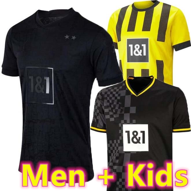 2223 BELLINGHAM soccer jerseys Blackout REUS ADEYEMI HALLER 110th Limited jersey HUMMELS SULE REYNA BRANDT football shirt kids kit uniforms camisetas maillot, Blackout + patch
2223 BELLINGHAM soccer jerseys Blackout REUS ADEYEMI HALLER 110th Limited jersey HUMMELS SULE REYNA BRANDT football shirt kids kit uniforms camisetas maillot, Blackout + patch