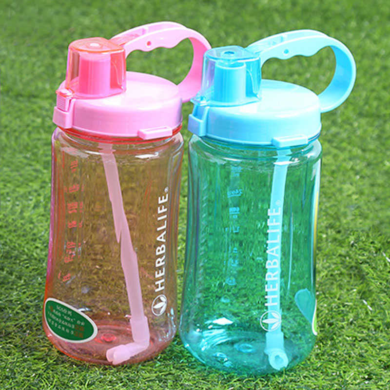 Wholesale Pirce 1000ml BPA Free Herbalife Nutrition Food Grade Plastic Sports Water bottle with Straw