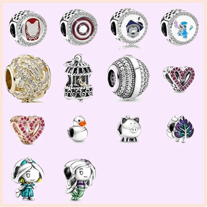 925 silver beads charms fit pandora charm Love Bracelet Princess Mermaid Bead Love Heart Slide Bracelets Beads Jewellery chain
925 silver beads charms fit pandora charm Love Bracelet Princess Mermaid Bead Love Heart Slide Bracelets Beads Jewellery chain