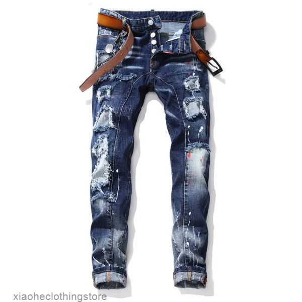 Tears Mens Denim Jeans Mens Stree Luxury Designer Denim Jeans Men Denim Jeans Designer Jeans Embroidery Pants Fashion Holes Trousers Mens Clothing US Size 2838 OB63, 14
Tears Mens Denim Jeans Mens Stree Luxury Designer Denim Jeans Men Denim Jeans Designer Jeans Embroidery Pants Fashion Holes Trousers Mens Clothing US Size 2838 OB63, 14