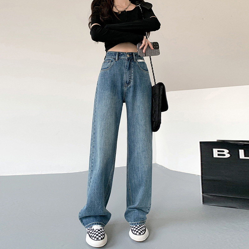 Womens Jeans Straight Leg Women Female Clothing Pants Y2k Woman High Waist Vintage Clothes Denim Korean Fashion Blue 230512, No.2 vintage blue
Womens Jeans Straight Leg Women Female Clothing Pants Y2k Woman High Waist Vintage Clothes Denim Korean Fashion Blue 230512, No.2 vintage blue