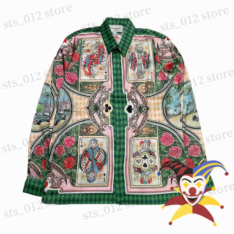 Men's Casual Shirts Long Sleeves CASABLANCA Men Women 1 1 Top version HAWAIIAN Silk SHIRT Tees T230512, 11
Men's Casual Shirts Long Sleeves CASABLANCA Men Women 1 1 Top version HAWAIIAN Silk SHIRT Tees T230512, 11