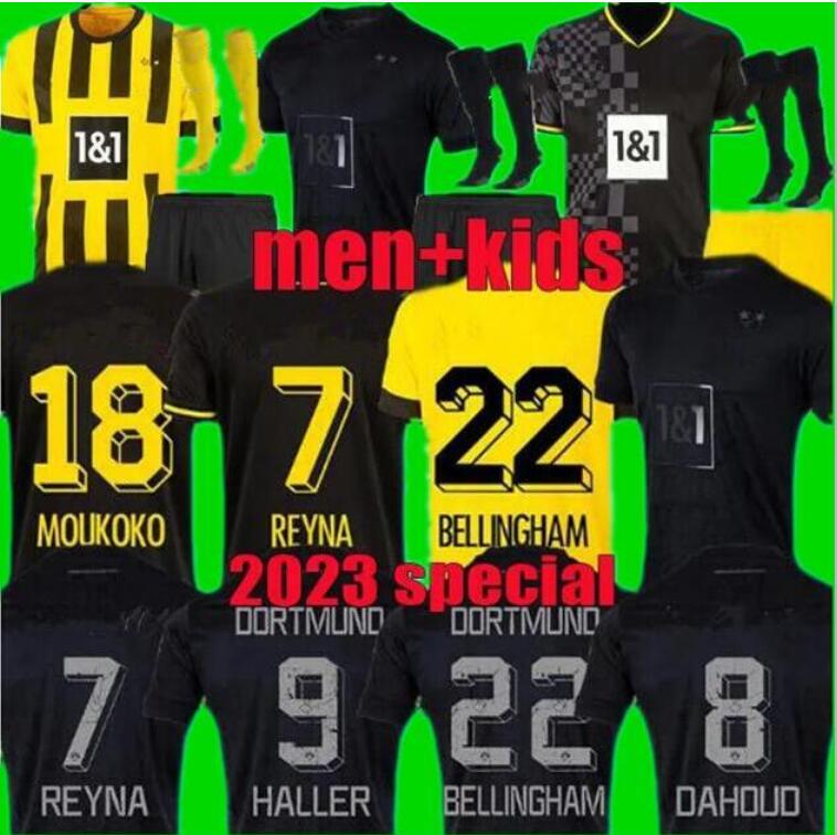 HALLER soccer jerseys Dortmund 22 23 football shirt REUS REYNA DORTMUND NEONGELB BELLINGHAM HUMMELS BRANDT WITSEL men kids kit maillot de foot
HALLER soccer jerseys Dortmund 22 23 football shirt REUS REYNA DORTMUND NEONGELB BELLINGHAM HUMMELS BRANDT WITSEL men kids kit maillot de foot