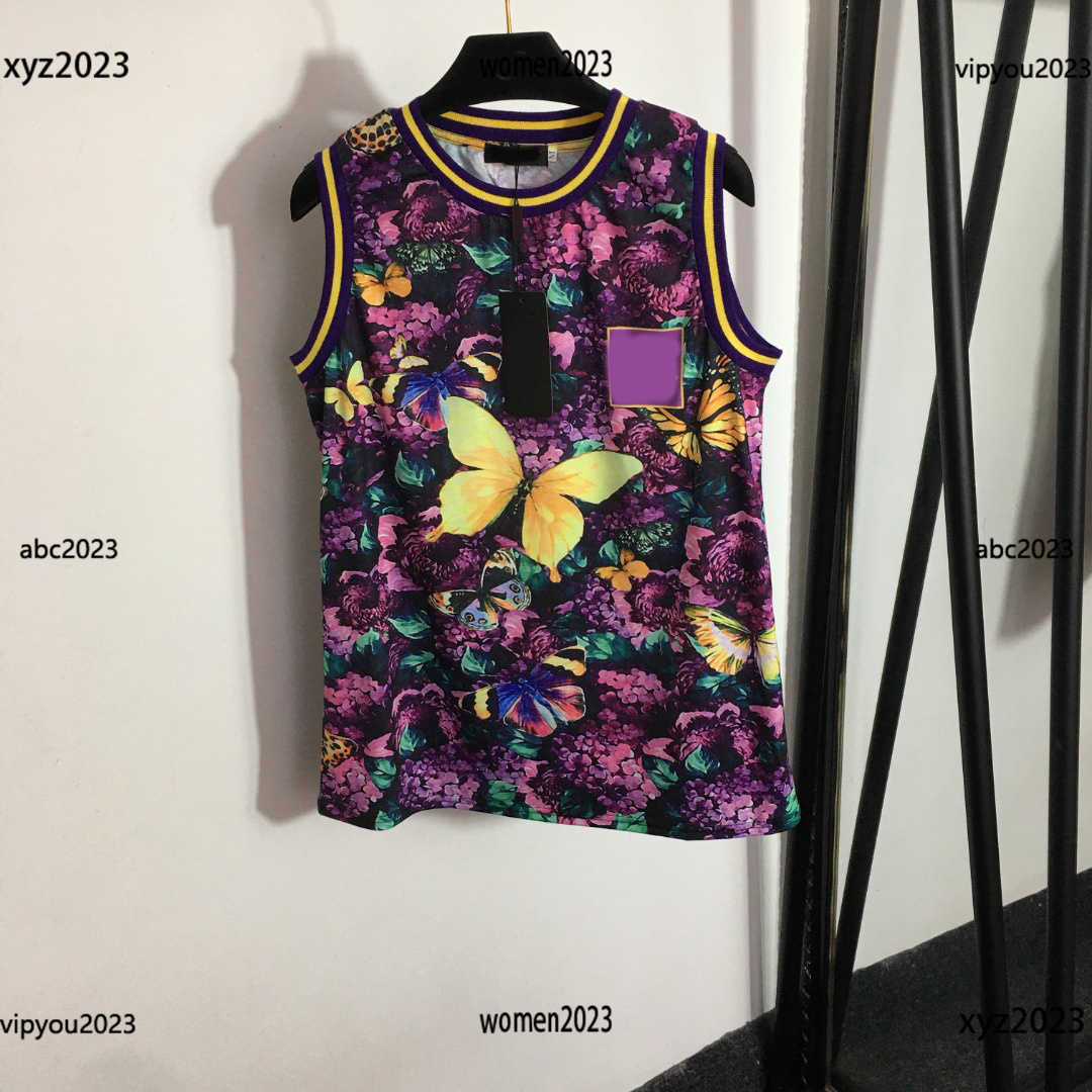 designer top round neck tees Butterfly Flower Print Tank Top Fashion Sleeveless T-shirt summer products luxury t-shirts, #1
designer top round neck tees Butterfly Flower Print Tank Top Fashion Sleeveless T-shirt summer products luxury t-shirts, #1