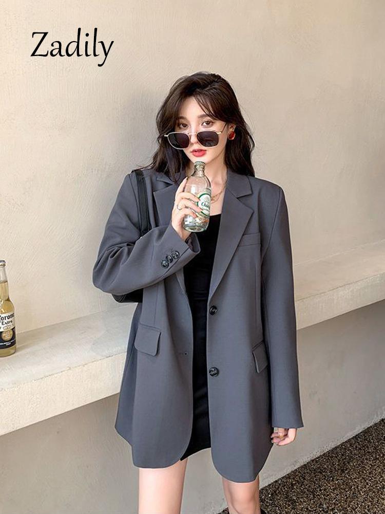 Pants Zadily 2023 Winter New In Korea Style Long Sleeve Women Blazer Office Lady Loose Solid Suit Work Blazers Spring Female Coat, Gray
Pants Zadily 2023 Winter New In Korea Style Long Sleeve Women Blazer Office Lady Loose Solid Suit Work Blazers Spring Female Coat, Gray