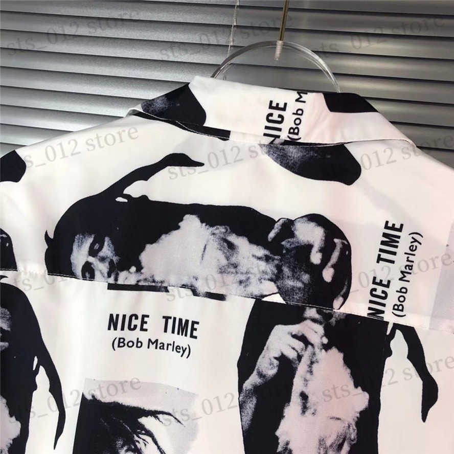 Men's Casual Shirts Summer Style WACKO MARIA Hawaii Shirts Men Women Short Shirt Tee Men Clothing japanese fashion T230512