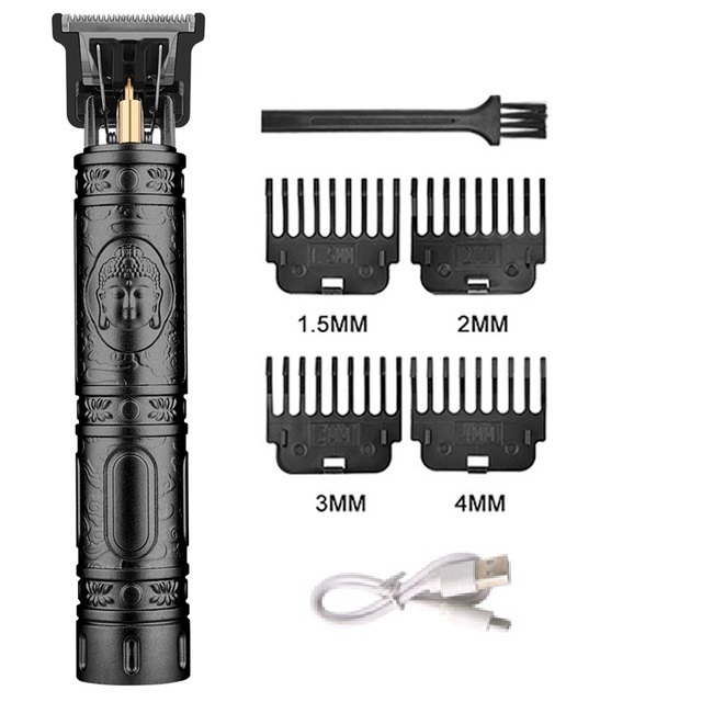 2023 Hot Sale Hair Cutting Machine Hair Clippers Rechargeable Beard Shaver Professional Electric Hair Trimmer for Men Barber T9