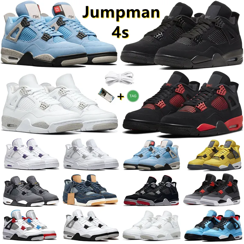 Basketball Shoes 4 Man Woman Sneakers 4s White Oreo Sail Cool Grey University Blue Fire Red Thunder Bred Zen Master Black Cat Pure Money Men Women Sports Shoes No Box, 27
Basketball Shoes 4 Man Woman Sneakers 4s White Oreo Sail Cool Grey University Blue Fire Red Thunder Bred Zen Master Black Cat Pure Money Men Women Sports Shoes No Box, 27
