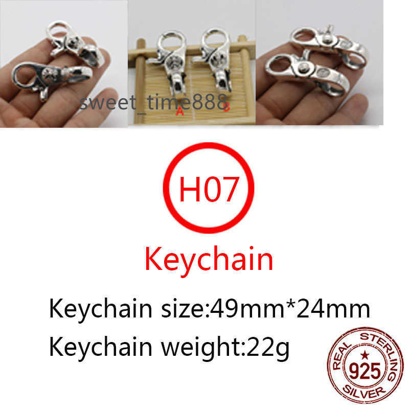 H07 S925 Sterling Silver Keychain Fashion Car Keychain Bag Buckle Cross Flower Letter Pendant Versatile Personalized Punk Hip Hop Jewelry Style Gift for Lovers
H07 S925 Sterling Silver Keychain Fashion Car Keychain Bag Buckle Cross Flower Letter Pendant Versatile Personalized Punk Hip Hop Jewelry Style Gift for Lovers